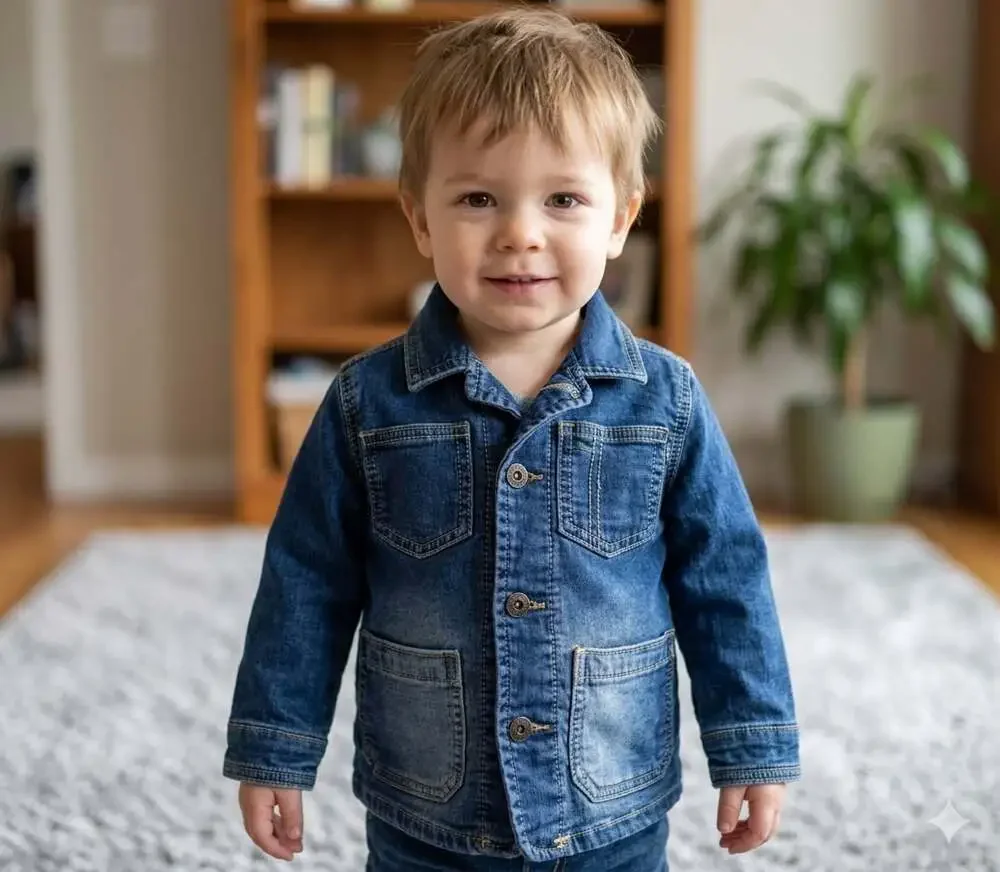 Baby B'gosh Denim Chore Coat Jacket, Size 24M